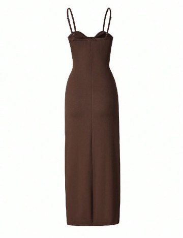 Rochie lunga SHEIN, maro