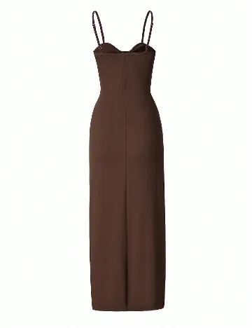 Rochie lunga SHEIN, maro