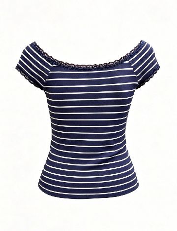 Tricou SHEIN, bleumarin