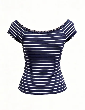Tricou SHEIN, bleumarin