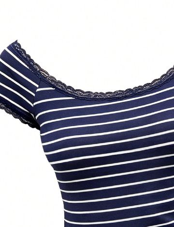 Tricou SHEIN, bleumarin
