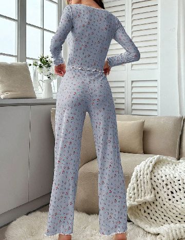Pijama SHEIN, albastru