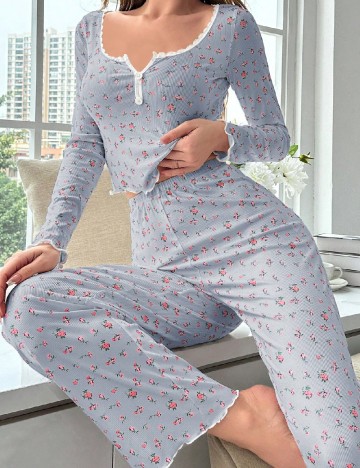 Pijama SHEIN, albastru