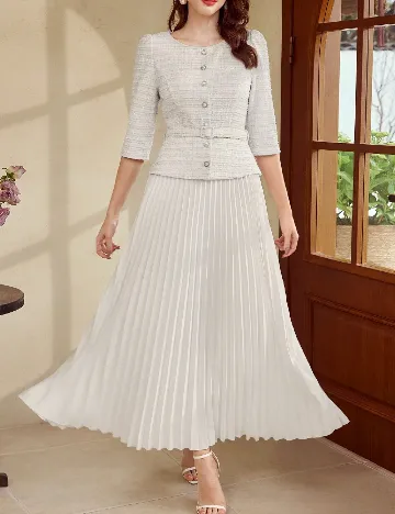 Rochie lunga SHEIN, alb