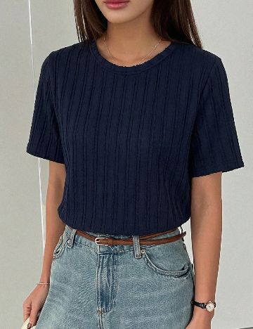 Tricou Dazy, bleumarin