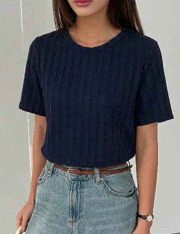 Tricou Dazy, bleumarin