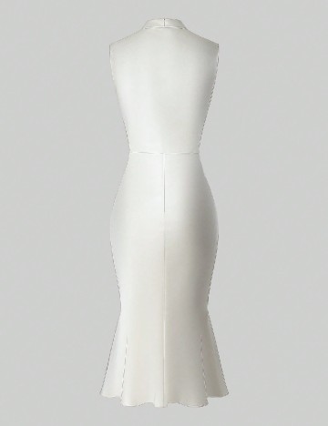 Rochie medie SHEIN, alb