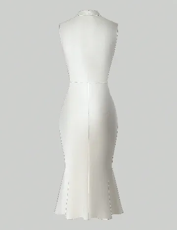 Rochie medie SHEIN, alb