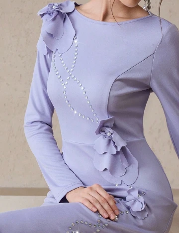 Rochie lunga SHEIN, mov