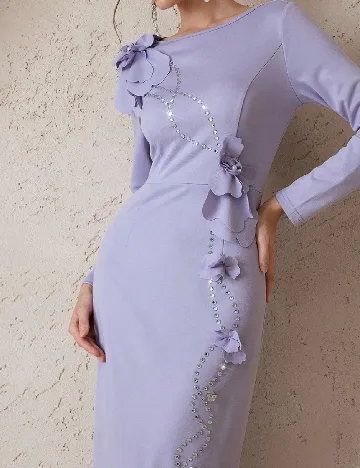 Rochie lunga SHEIN, mov