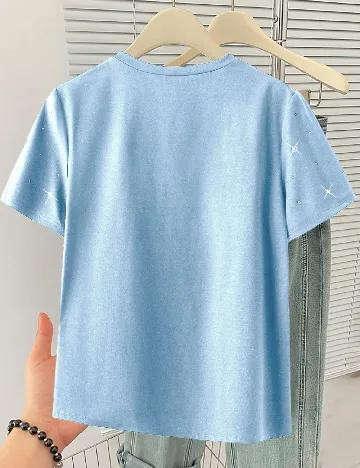 Tricou SHEIN CURVE, albastru