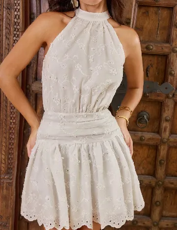 Rochie scurta SHEIN, alb