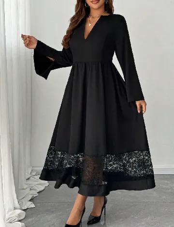 Rochie medie SHEIN CURVE, negru