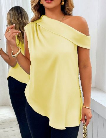 Bluza SHEIN CURVE, galben