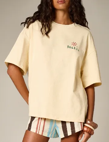 Tricou Oversize AiiRZ, galben