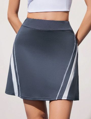 Fusta pantalon SHEIN, albastru