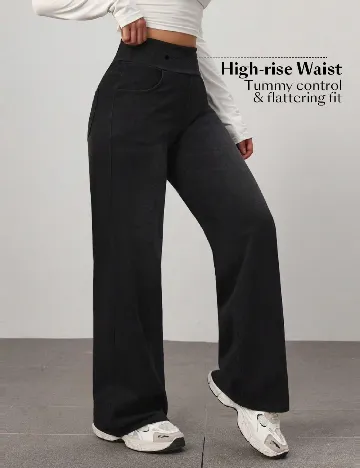 Pantaloni SHEIN, negru