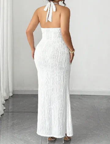 Rochie lunga SHEIN CURVE, alb