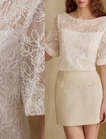 Bluza MOTF, alb