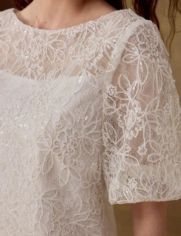 Bluza MOTF, alb