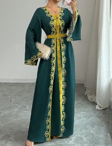 Rochie lunga SHEIN, verde