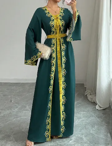 Rochie lunga SHEIN, verde