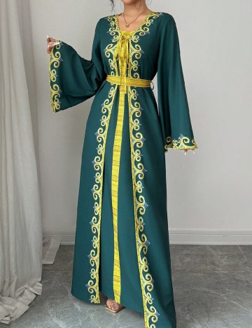 Rochie lunga SHEIN, verde