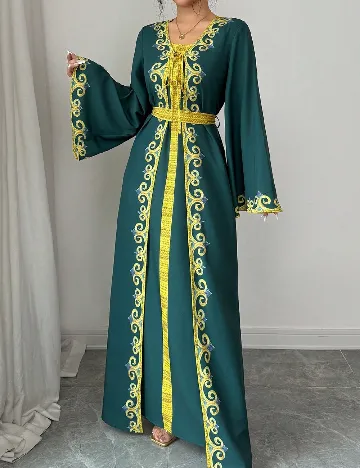 Rochie lunga SHEIN, verde