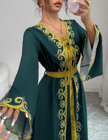 Rochie lunga SHEIN, verde