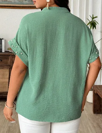 Camasa SHEIN CURVE, verde