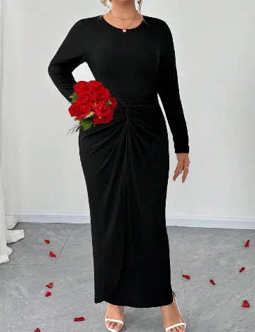 Rochie lunga SHEIN CURVE, negru