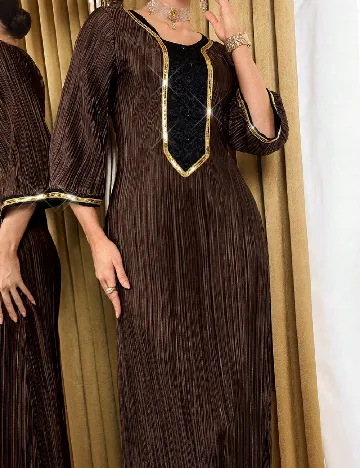 Rochie lunga SHEIN, maro