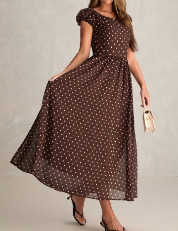 Rochie medie SHEIN, maro