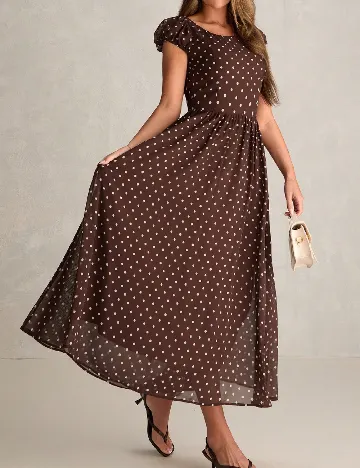 Rochie medie SHEIN, maro