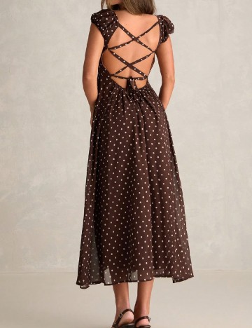 Rochie medie SHEIN, maro
