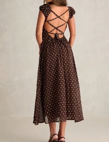 Rochie medie SHEIN, maro