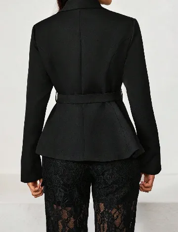 Sacou SHEIN, negru