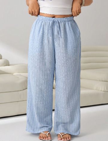 Pantaloni SHEIN CURVE, bleu
