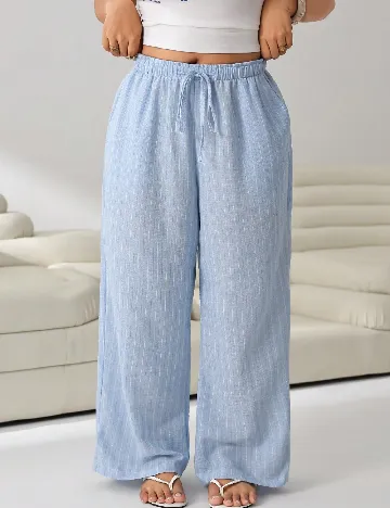 Pantaloni SHEIN CURVE, bleu