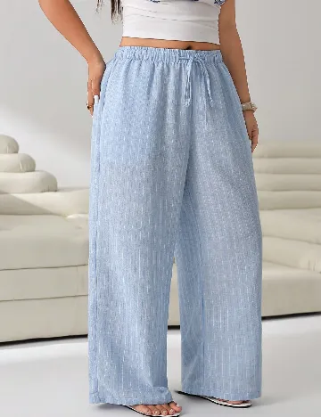 Pantaloni SHEIN CURVE, bleu
