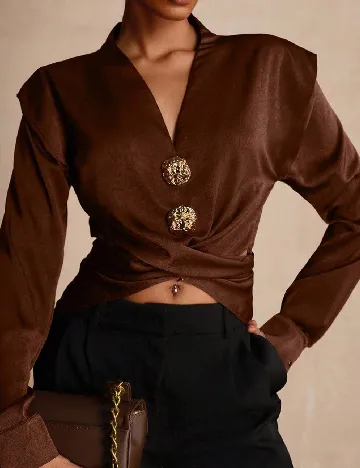 Bluza SHEIN, maro