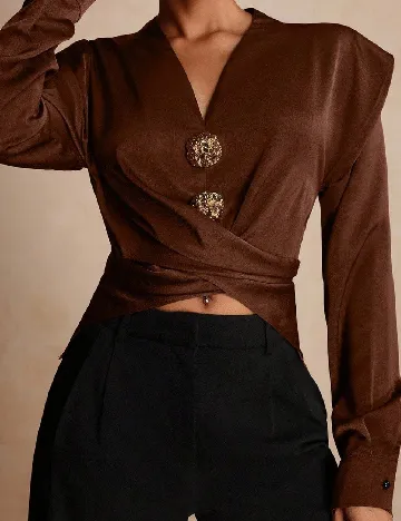 Bluza SHEIN, maro