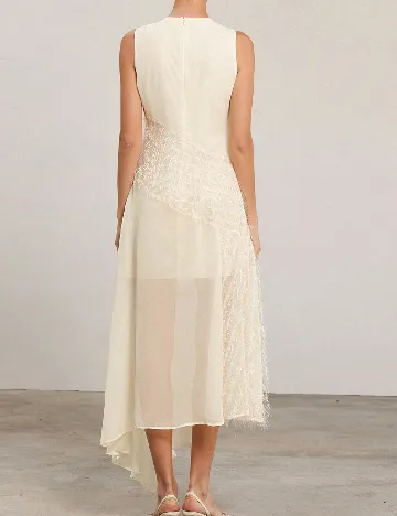Rochie lunga SHEIN, crem