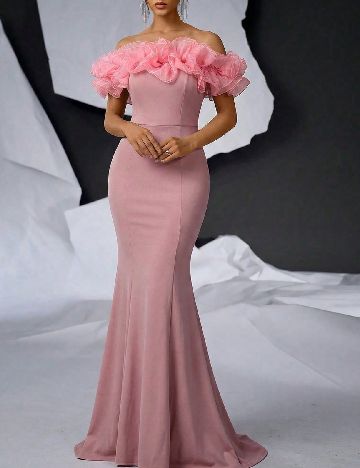 Rochie lunga SHEIN, roz