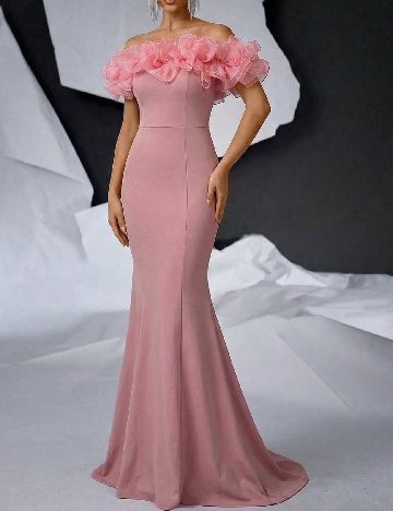 Rochie lunga SHEIN, roz