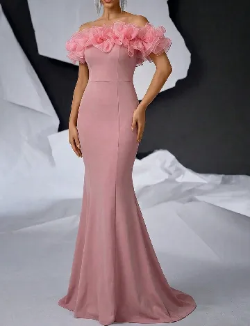Rochie lunga SHEIN, roz