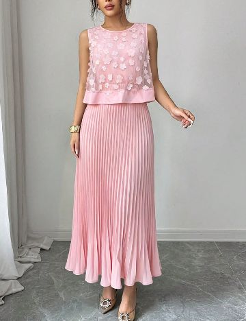 Rochie lunga SHEIN, roz