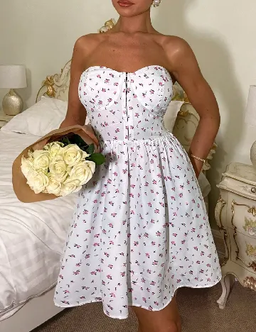 Rochie scurta SHEIN, alb