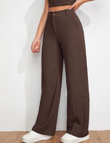 Pantaloni SHEIN, maro