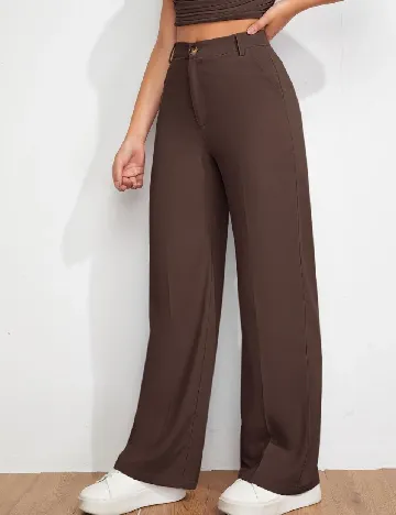 Pantaloni SHEIN, maro